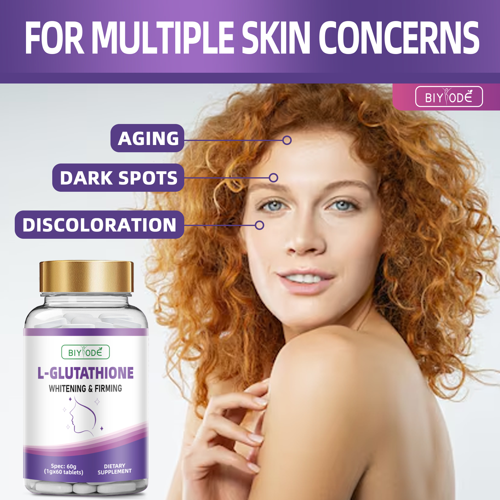 BIYODE L-Glutathione Tablets