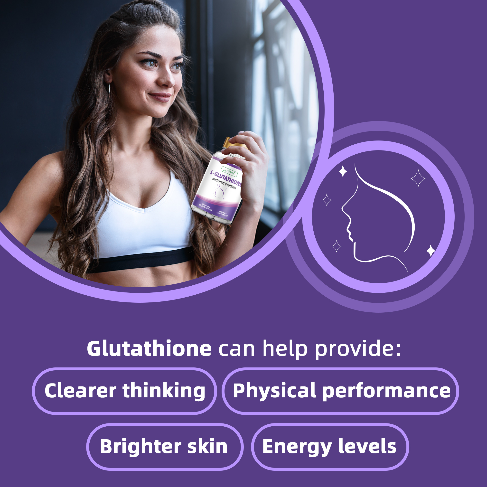 BIYODE L-Glutathione Tablets