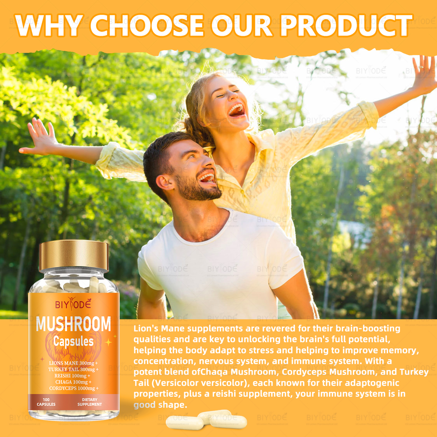 BIYODE Mushroom Capsules