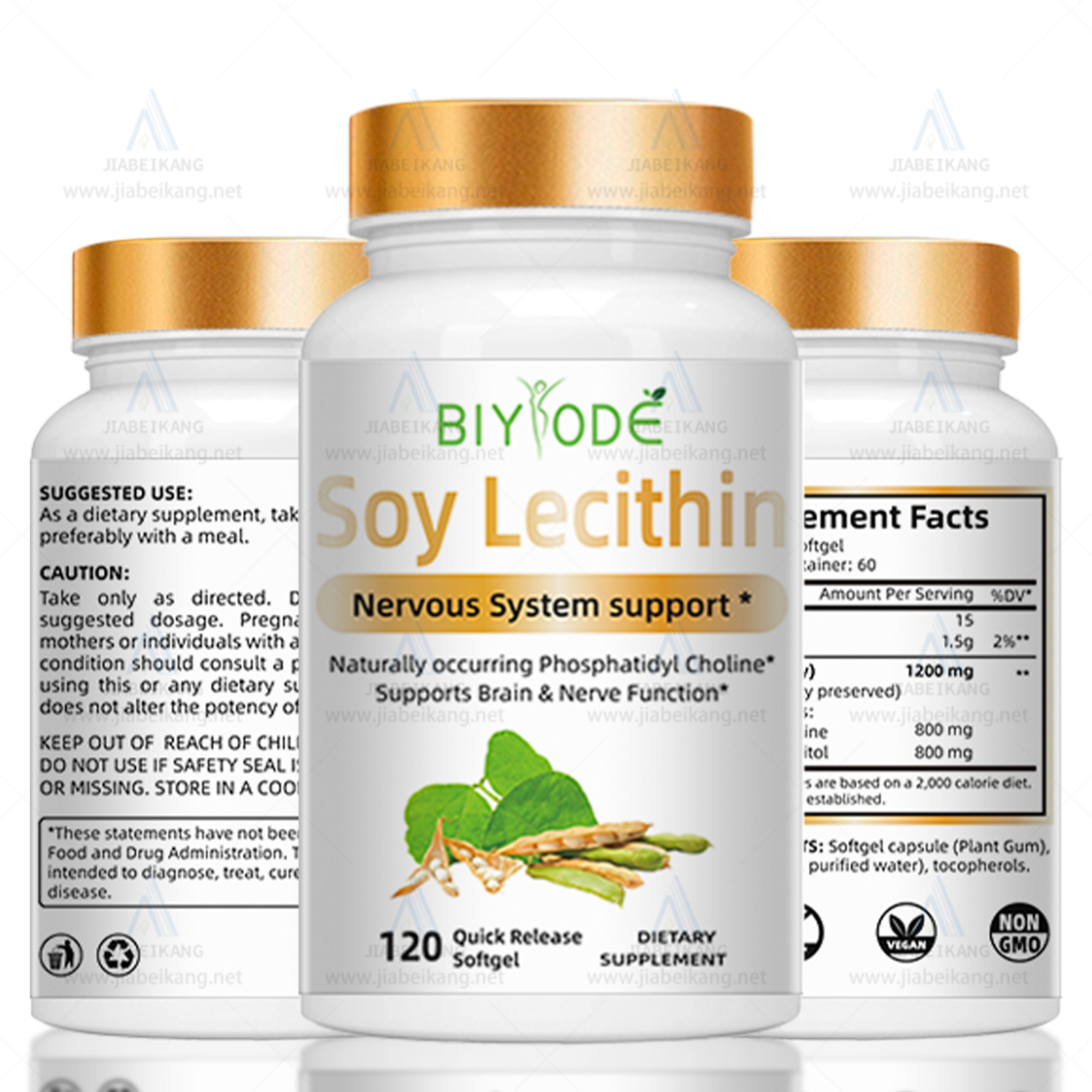 BIYODE Soy Lecithin Softgels