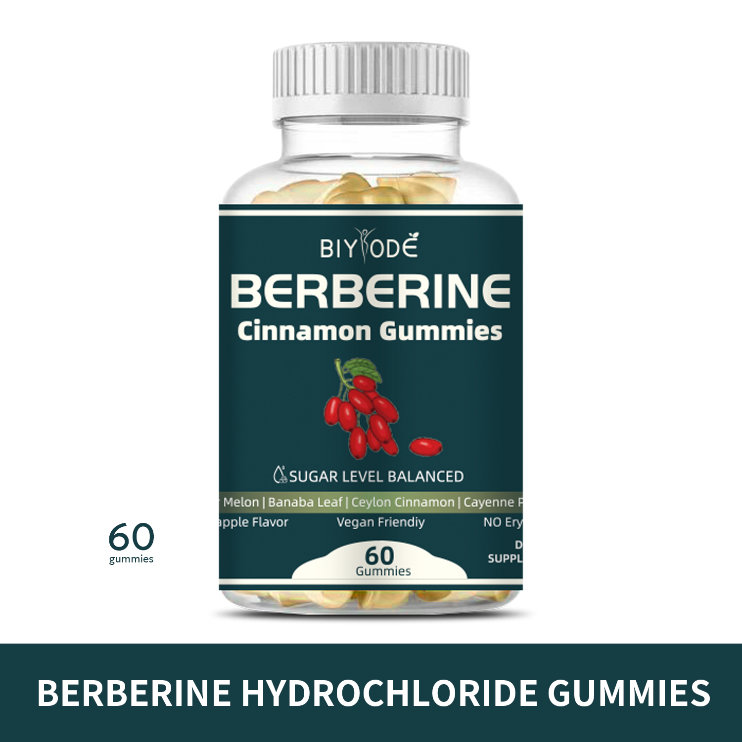 BIYODE Berberine Cinnamon Gummies