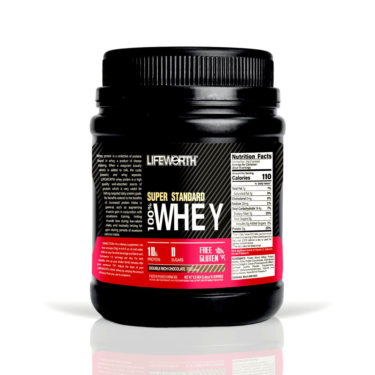 LIFEWORTH Super Standardized Whey Protein