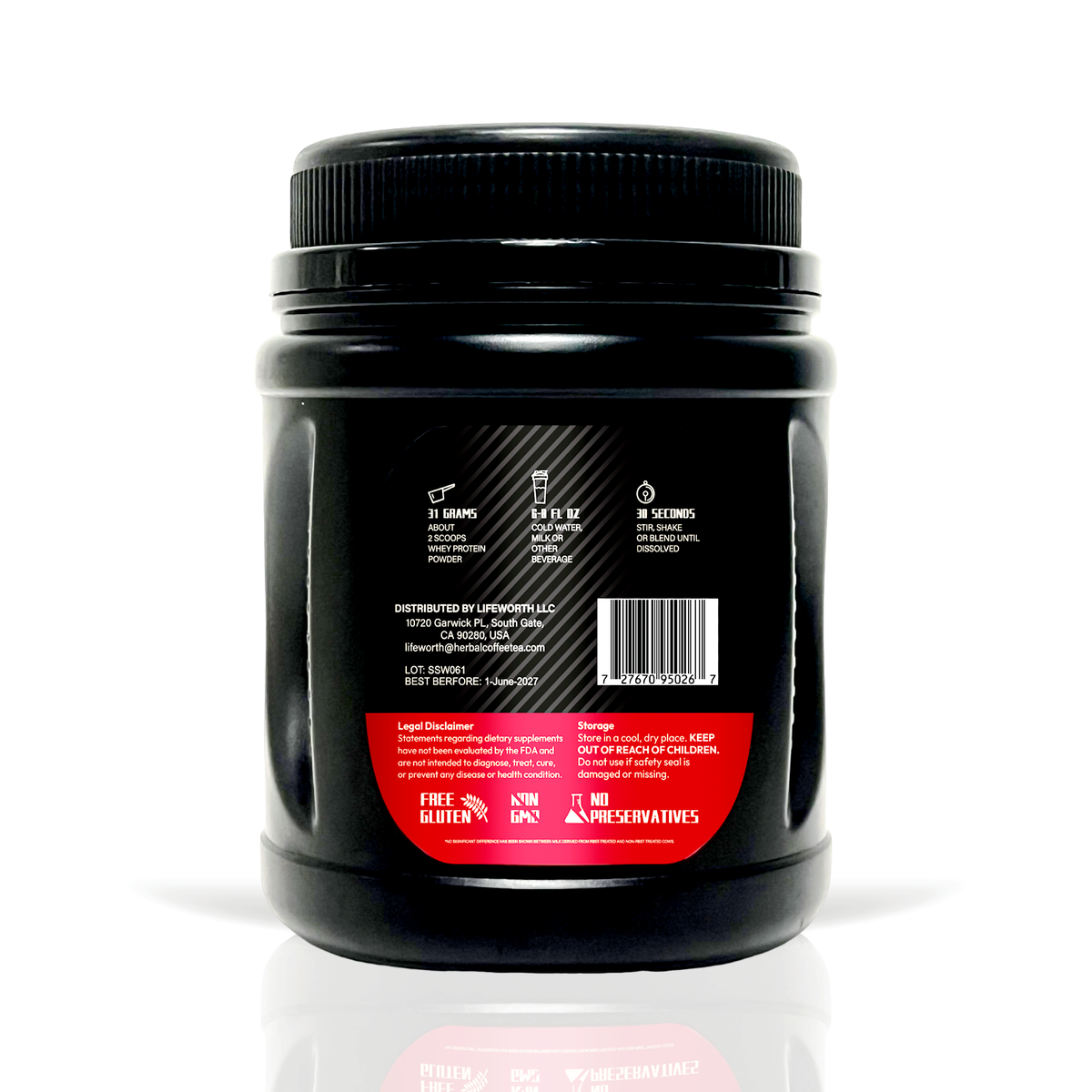 LIFEWORTH Super Standardized Whey Protein