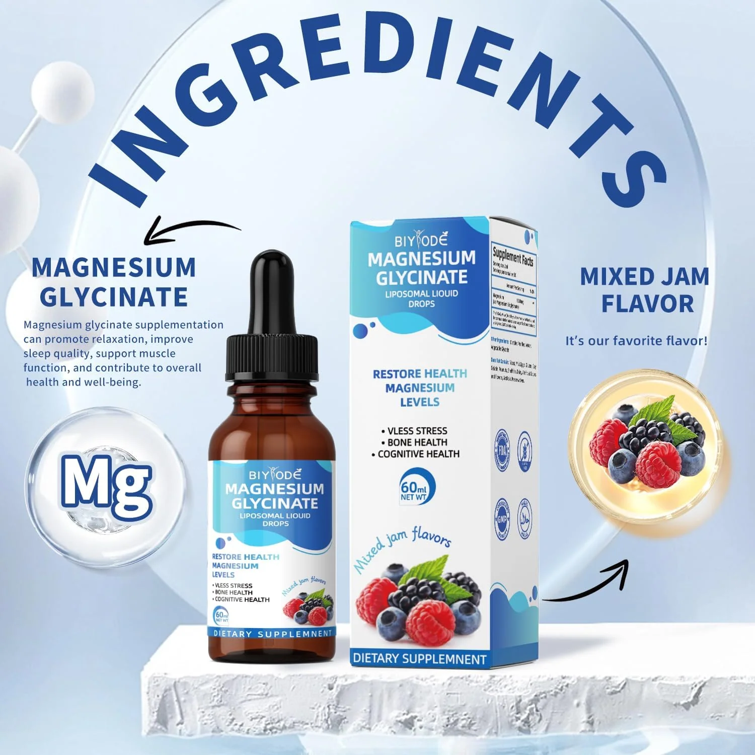 BIYODE magnesium glycinate liquid