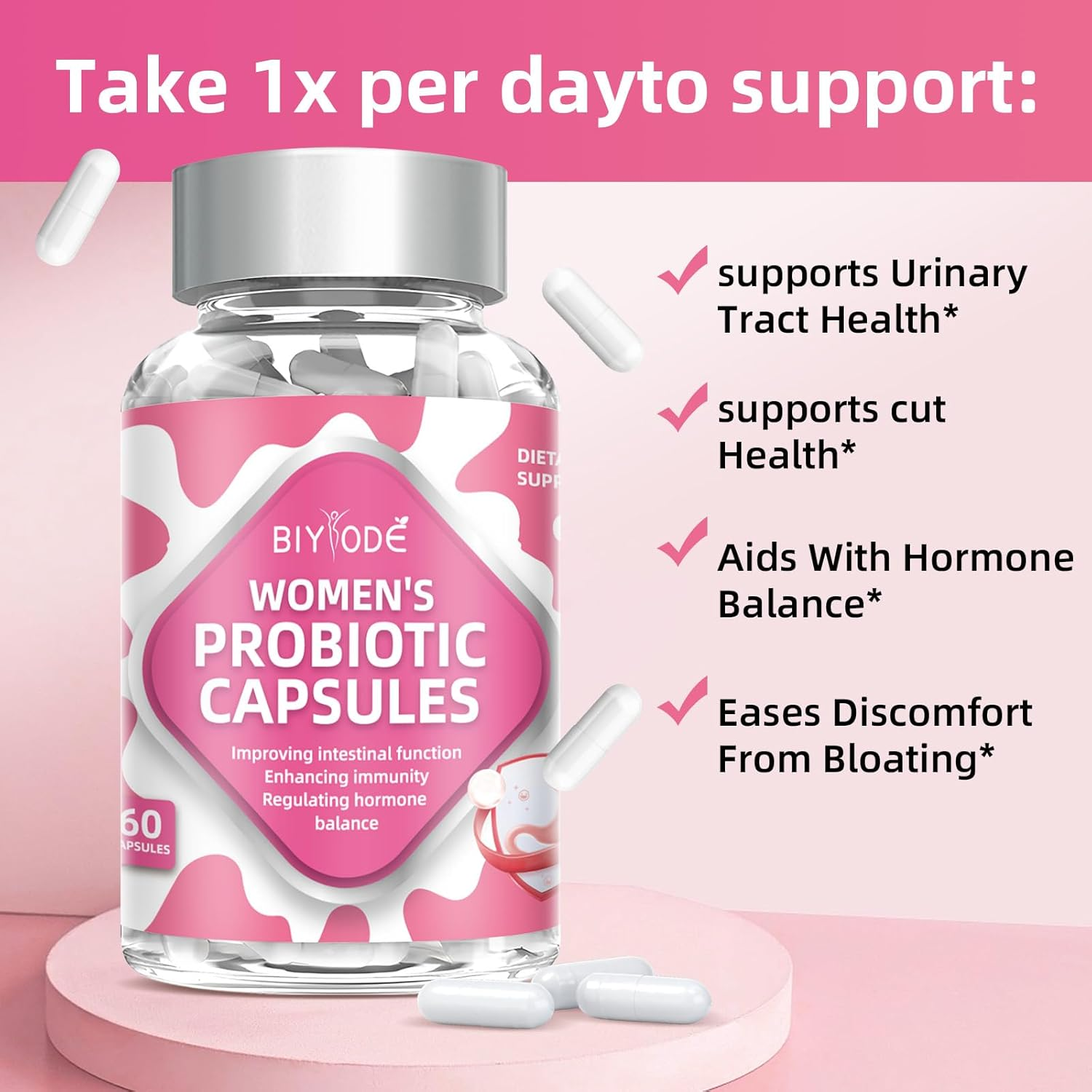 BIYODE Women's Probiotic Capsules