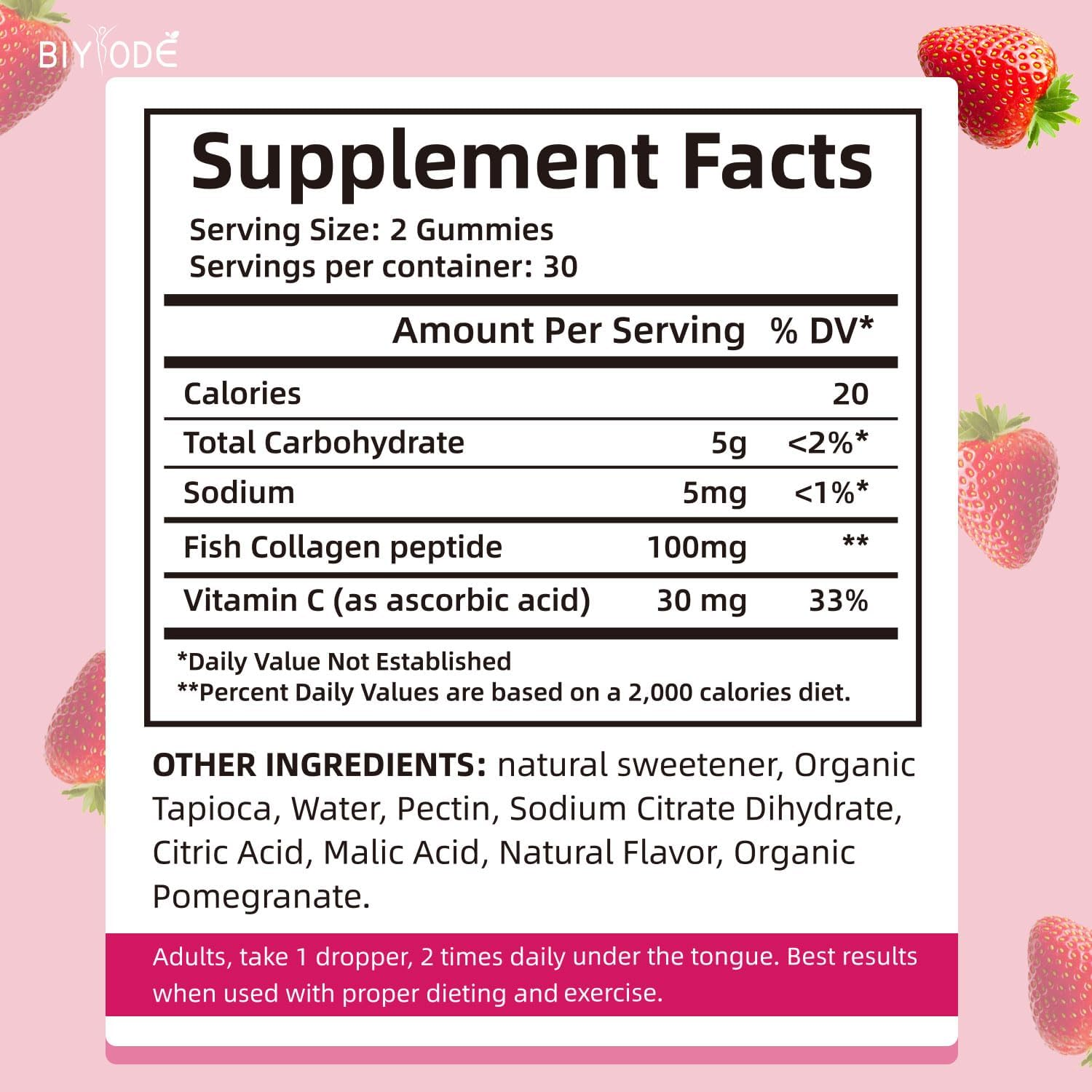 BIYODE Collagen Gummy Candy