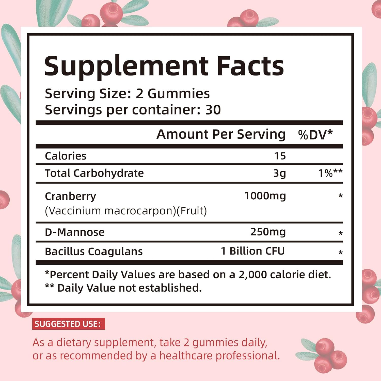 BIYODE Cranberry Gummies