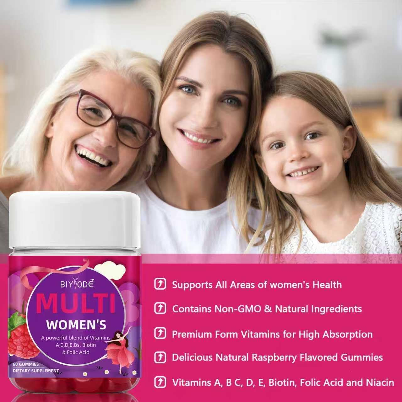 BIYODE Multi Women's Gummies