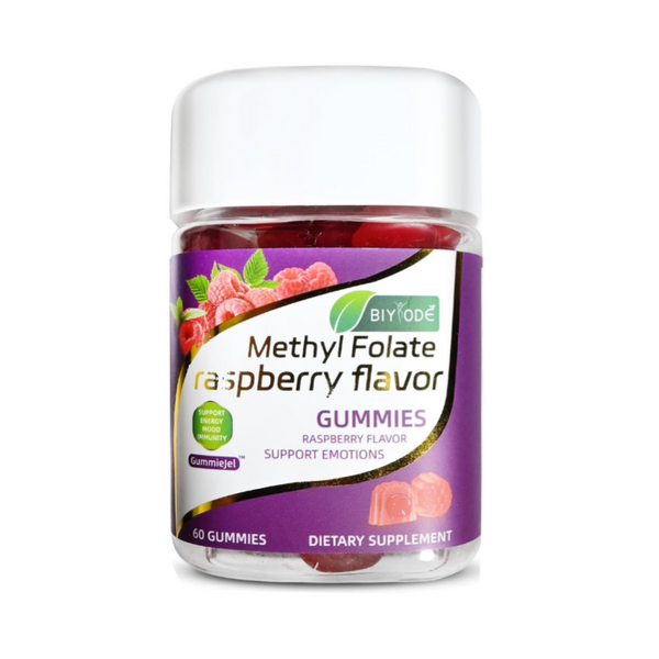 BIYODE Methyl Folate Raspberry Gummies