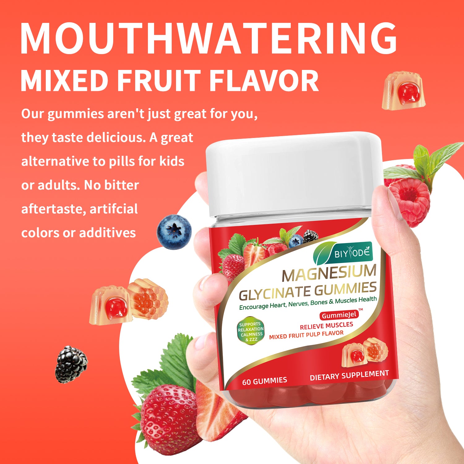 BIYODE Magnesium Glycinate Gummies