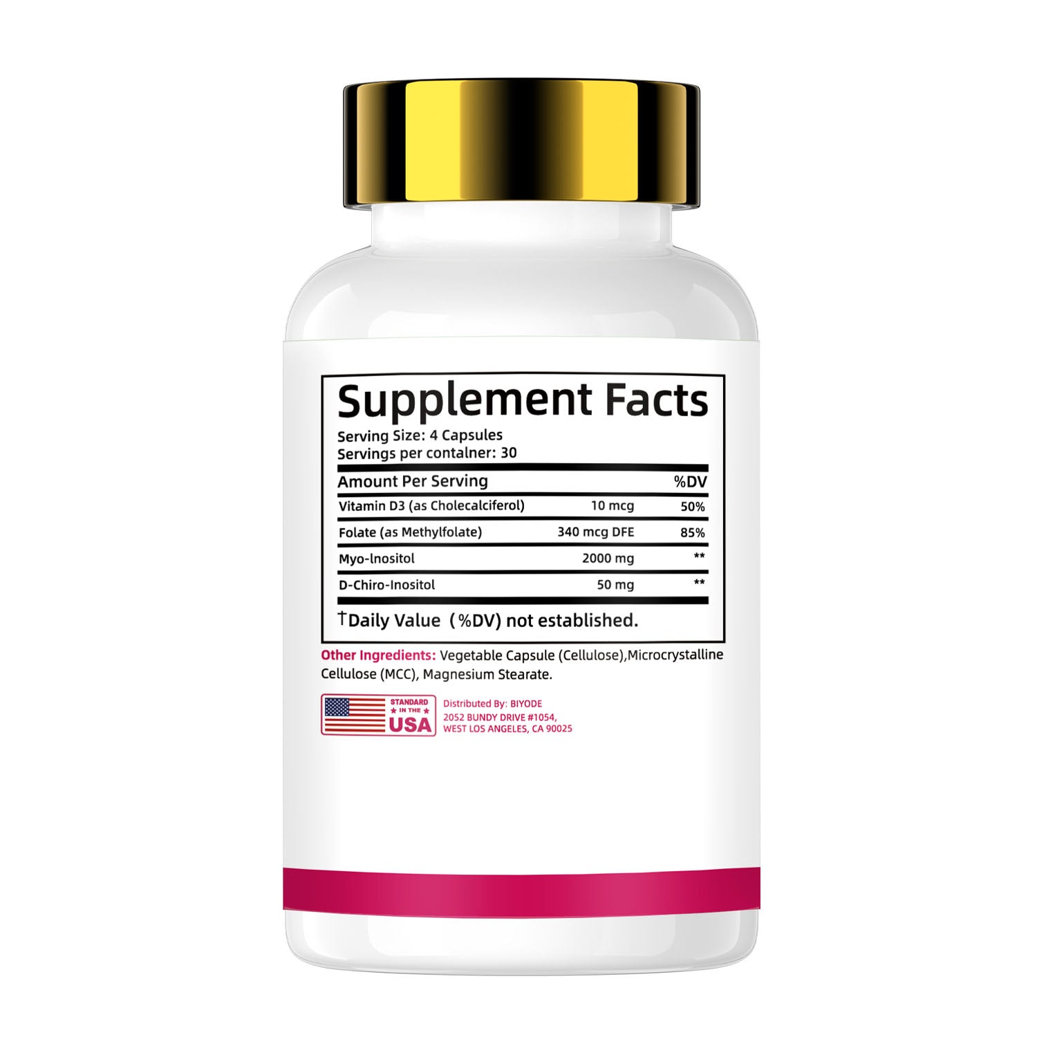 BIYODE Myo-Inositol & D-Chiro-Inositol