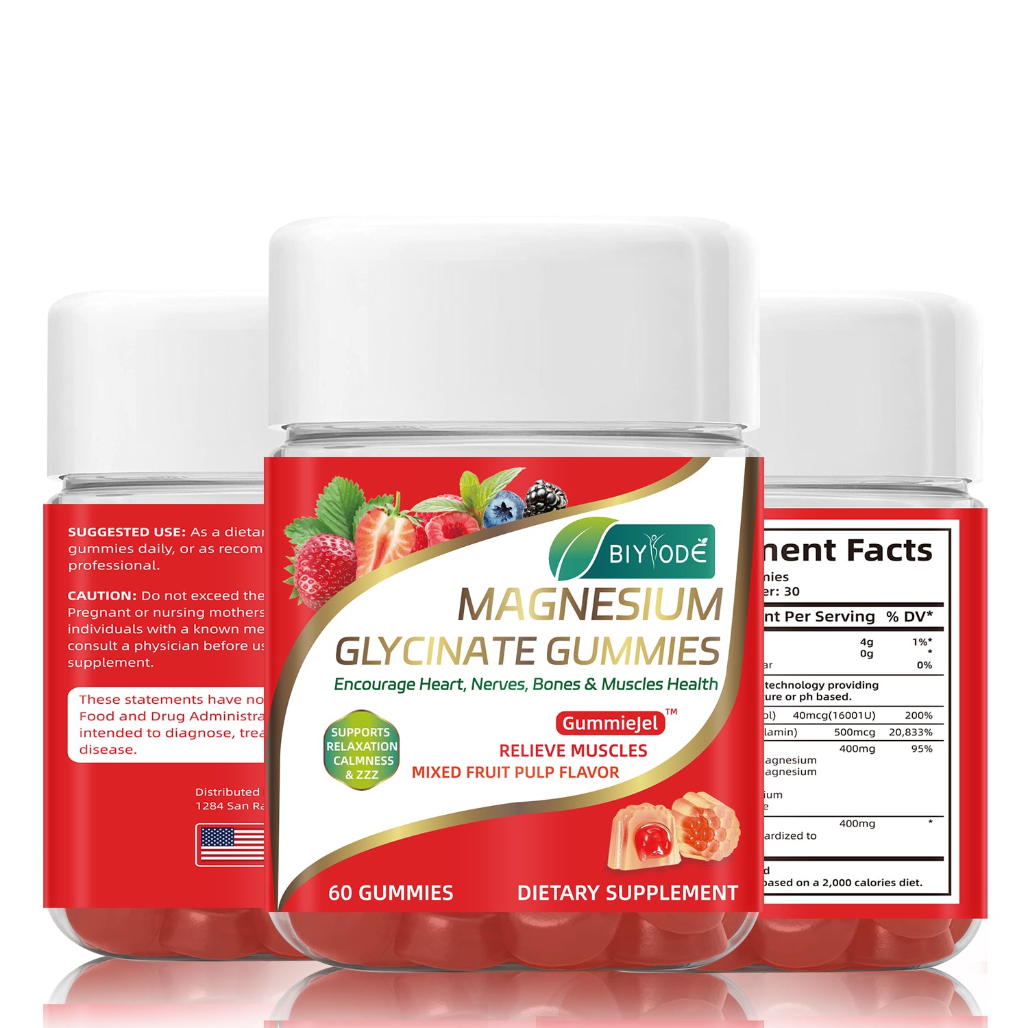 BIYODE Magnesium Glycinate Gummies