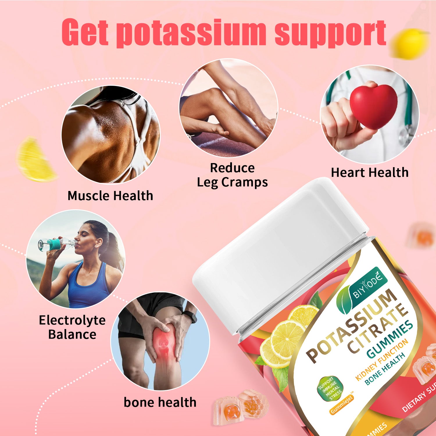 BIYODE Potassium Citrate Gummies