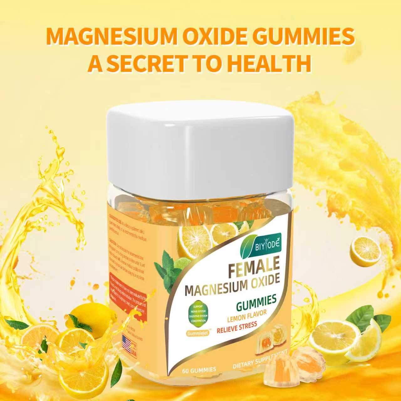 BIYODE Female Magnesium Oxide Gummies: Your Delicious Daily Support