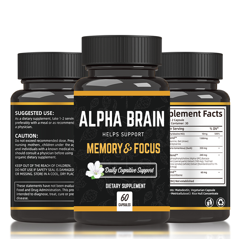BIYODE ALPHA BRAIN – Memory & Focus Capsules