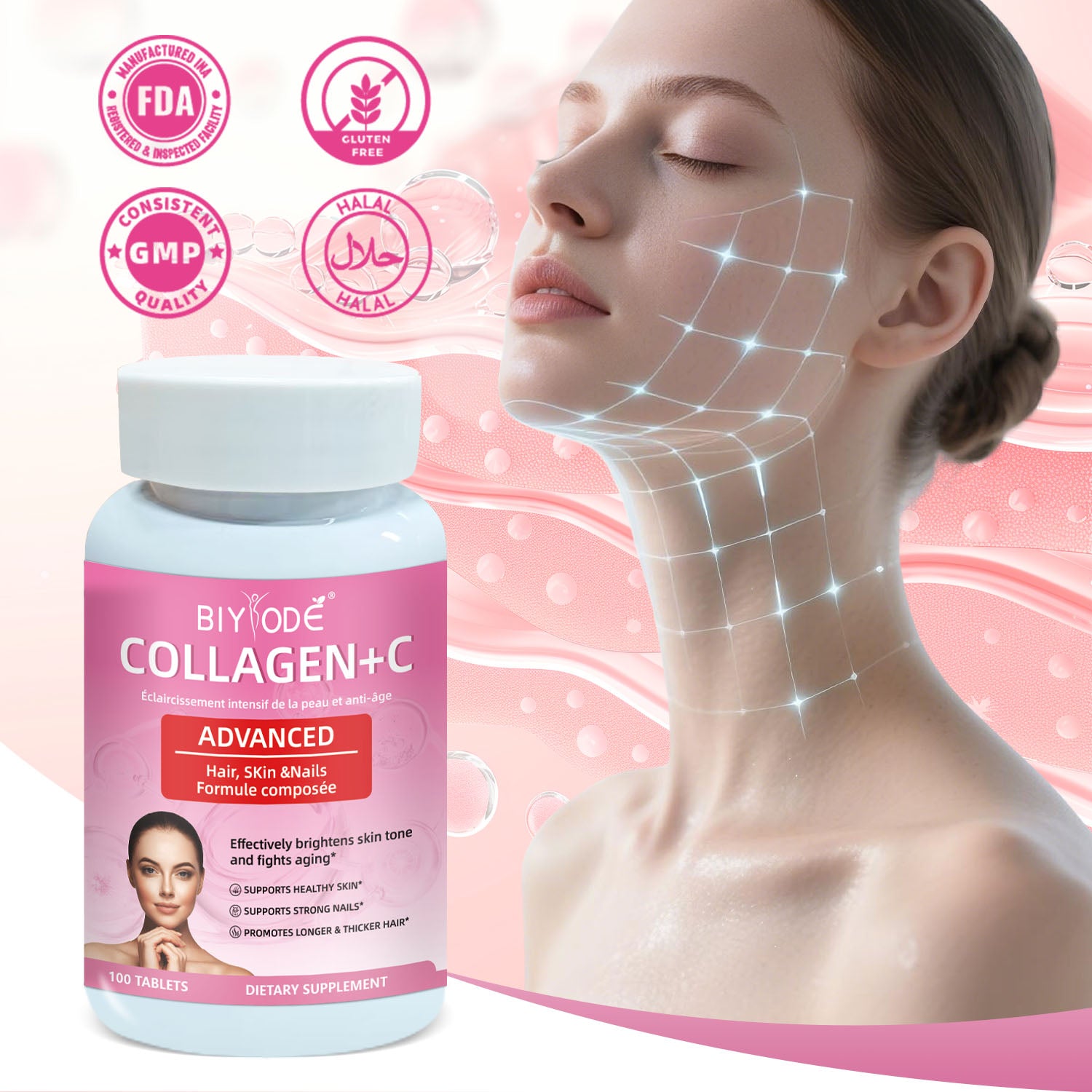 BIYODE COLLAGEN+C Advanced Supplement