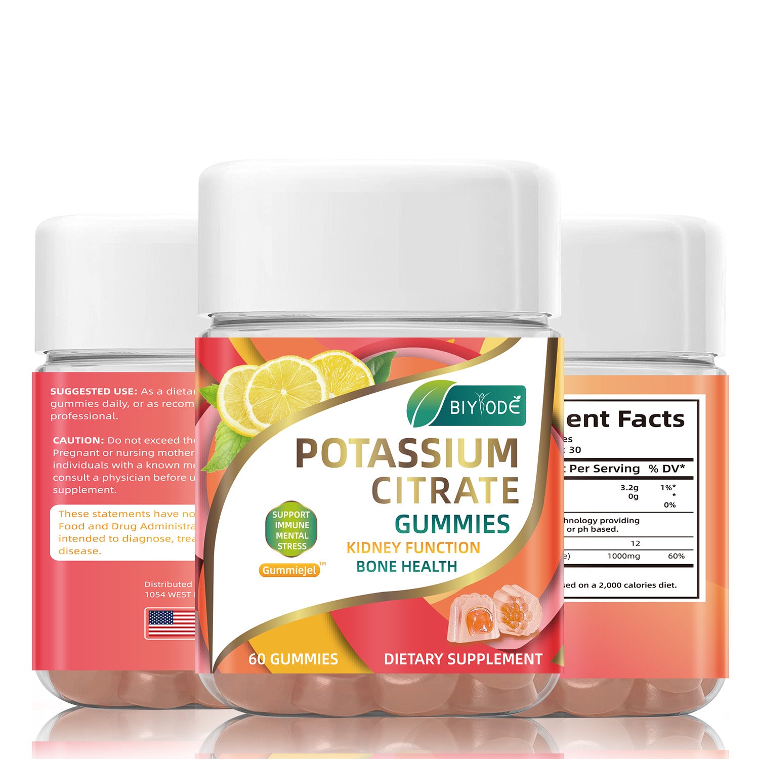 BIYODE Potassium Citrate Gummies