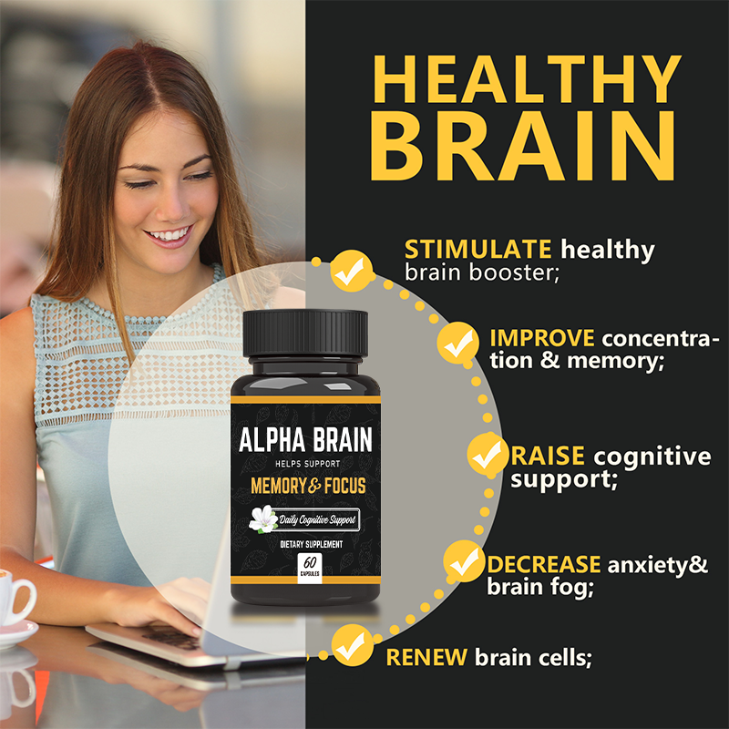 BIYODE ALPHA BRAIN – Memory & Focus Capsules