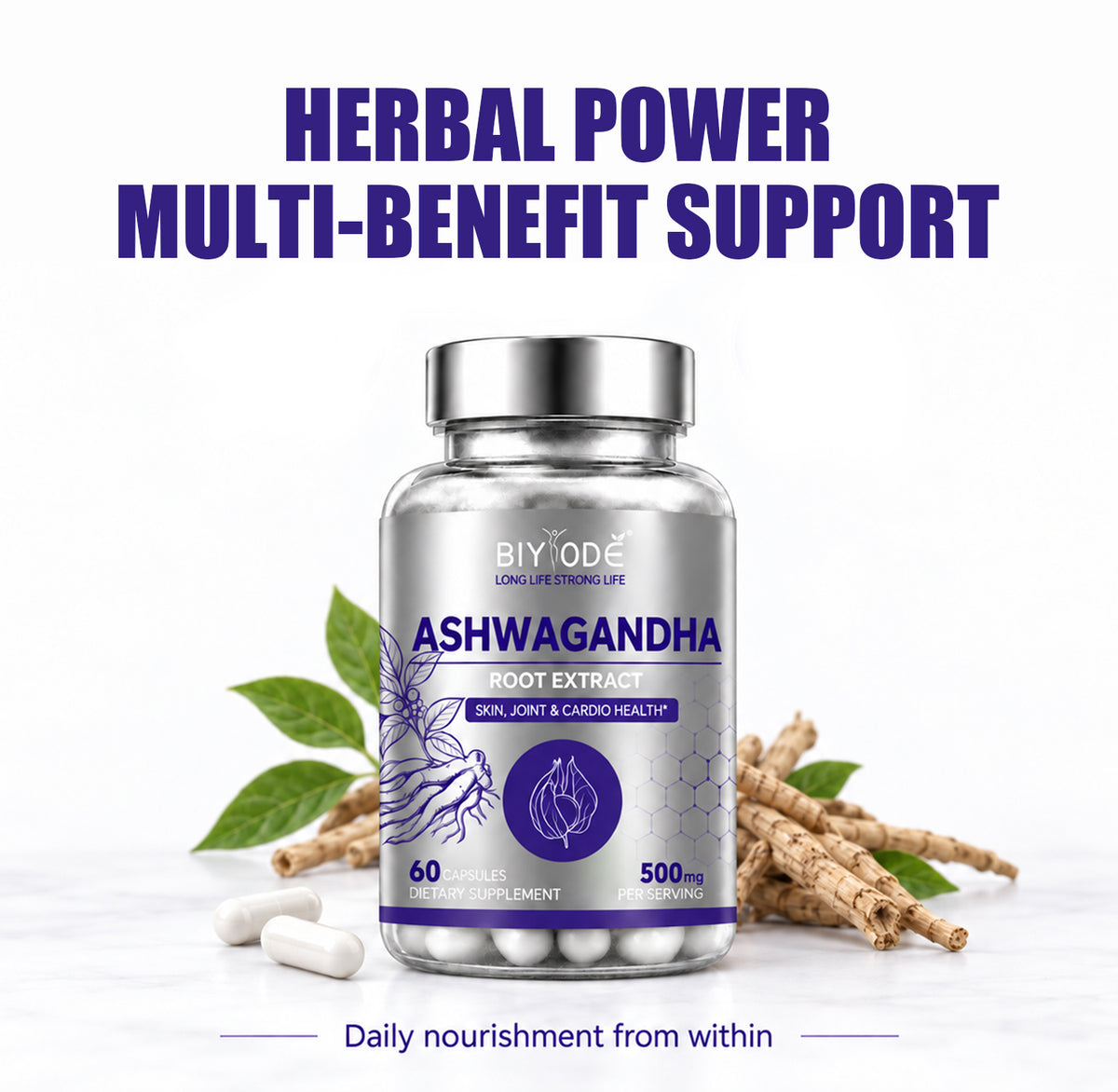 BIYODE Ashwagandha Root Extract