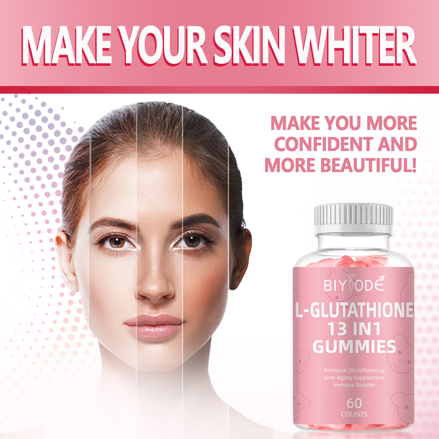 BIYODE L-Glutathione 13-in-1 Gummies