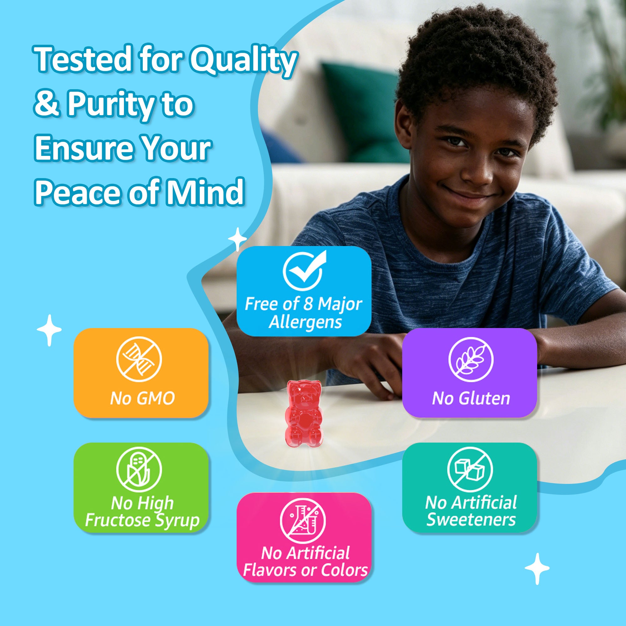 BIYODE Kids D3+K2 Gummies