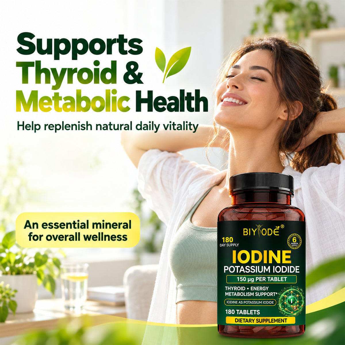 BIYODE Iodine (Potassium Iodide) Tablets
