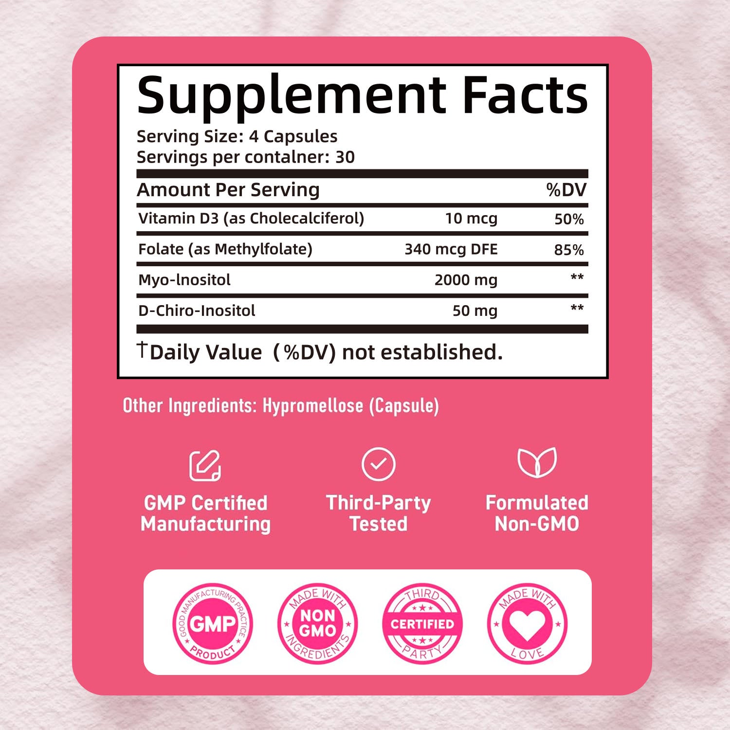 BIYODE Myo-Inositol & D-Chiro-Inositol