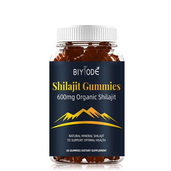 BIYODE Shilajit Gummies (600mg Organic Shilajit)