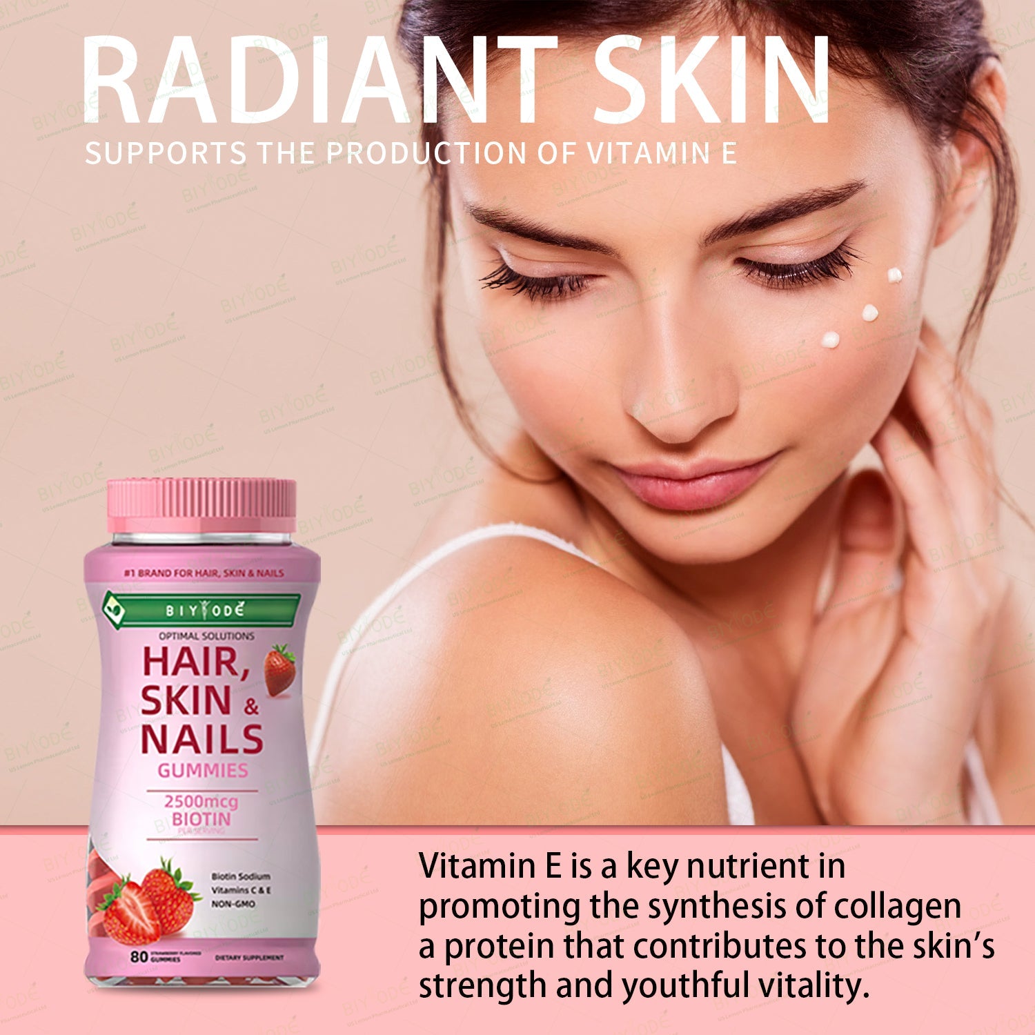 BIYODE Hair, Skin & Nail Care Gummies