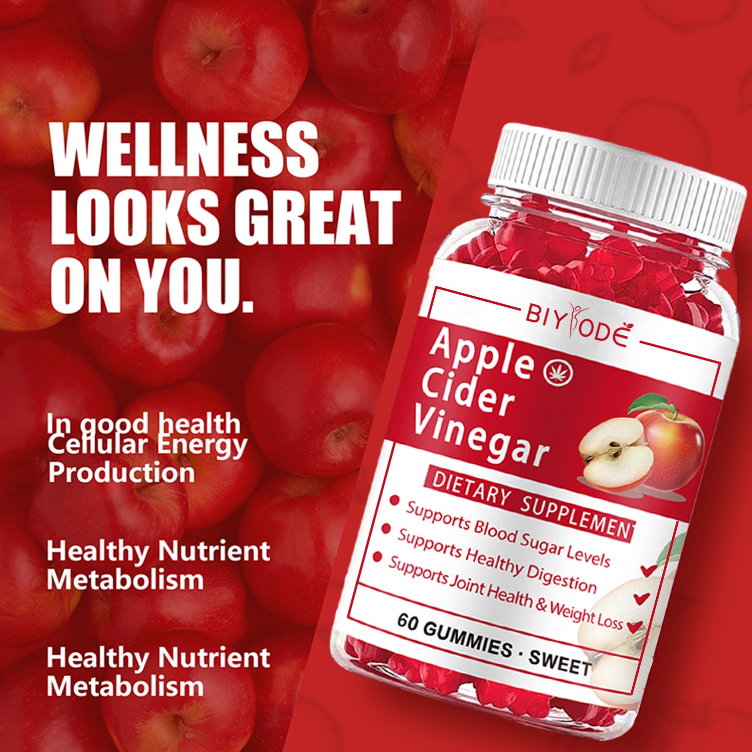 BIYODE Apple Cider Vinegar Gummies