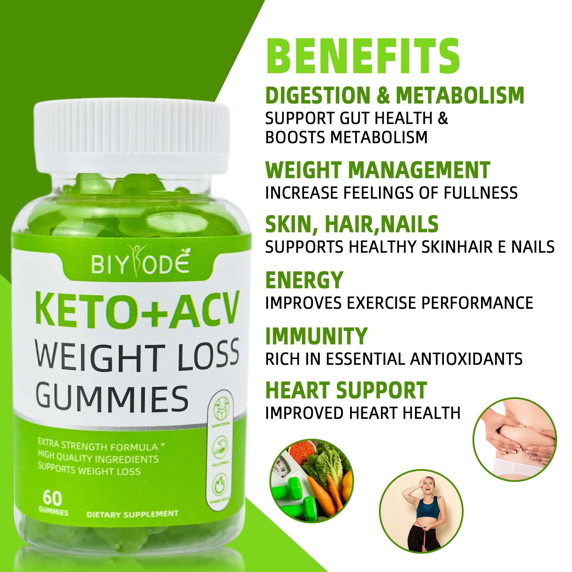 BIYODE Keto+ACV Gummies