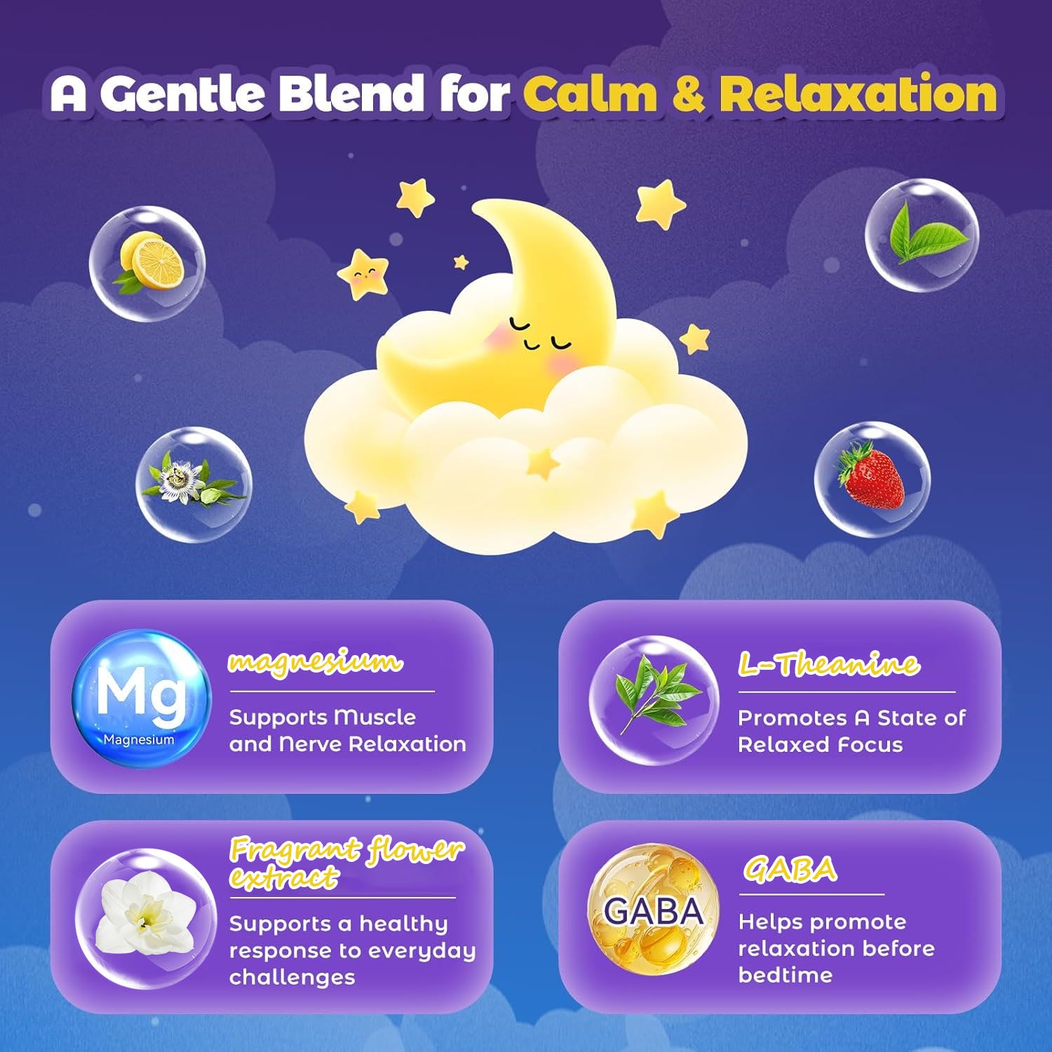 BIYODE Sleep Gummies for Adults & Kids – Sugar-Free