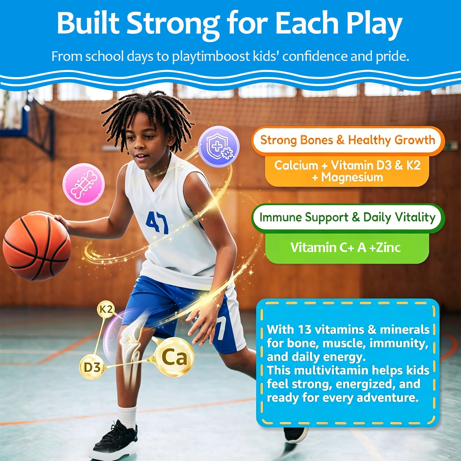 BIYODE Kids 4+ Omega-3 DHA+EPA Gummies