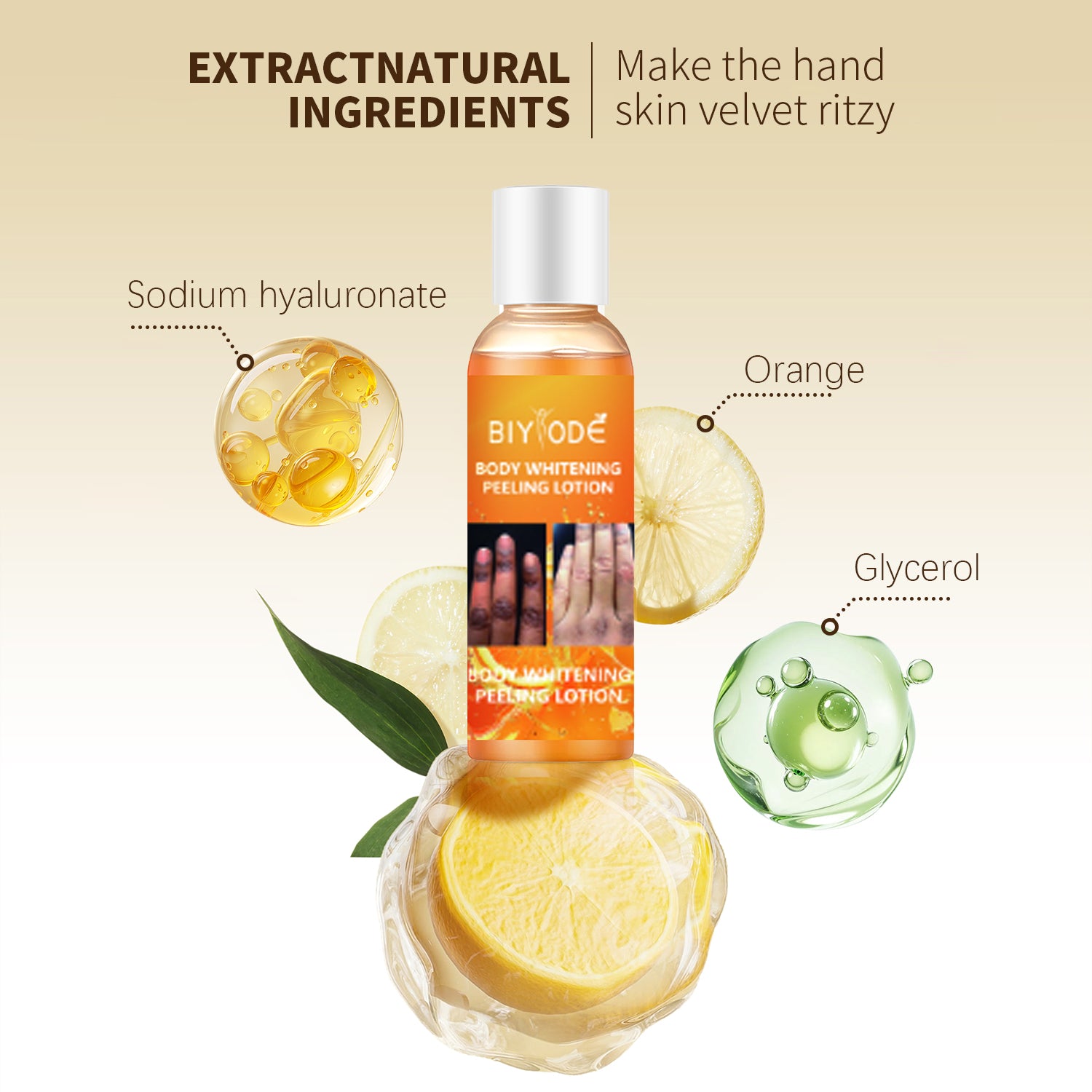 BIYODE Body Whitening Peeling Lotion