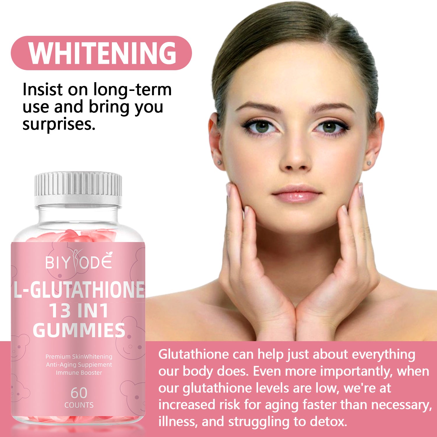 BIYODE L-Glutathione 13-in-1 Gummies