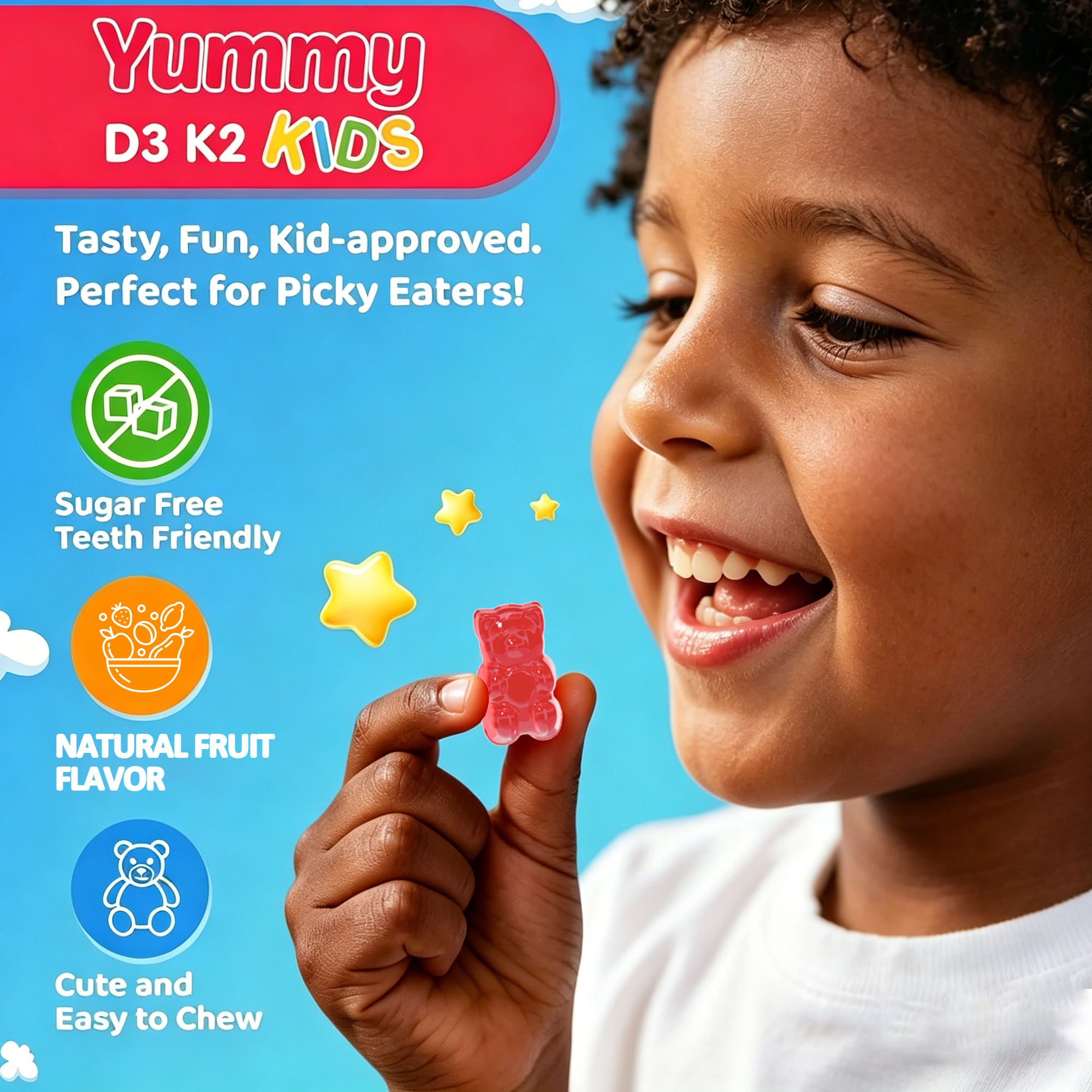 BIYODE Kids D3+K2 Gummies