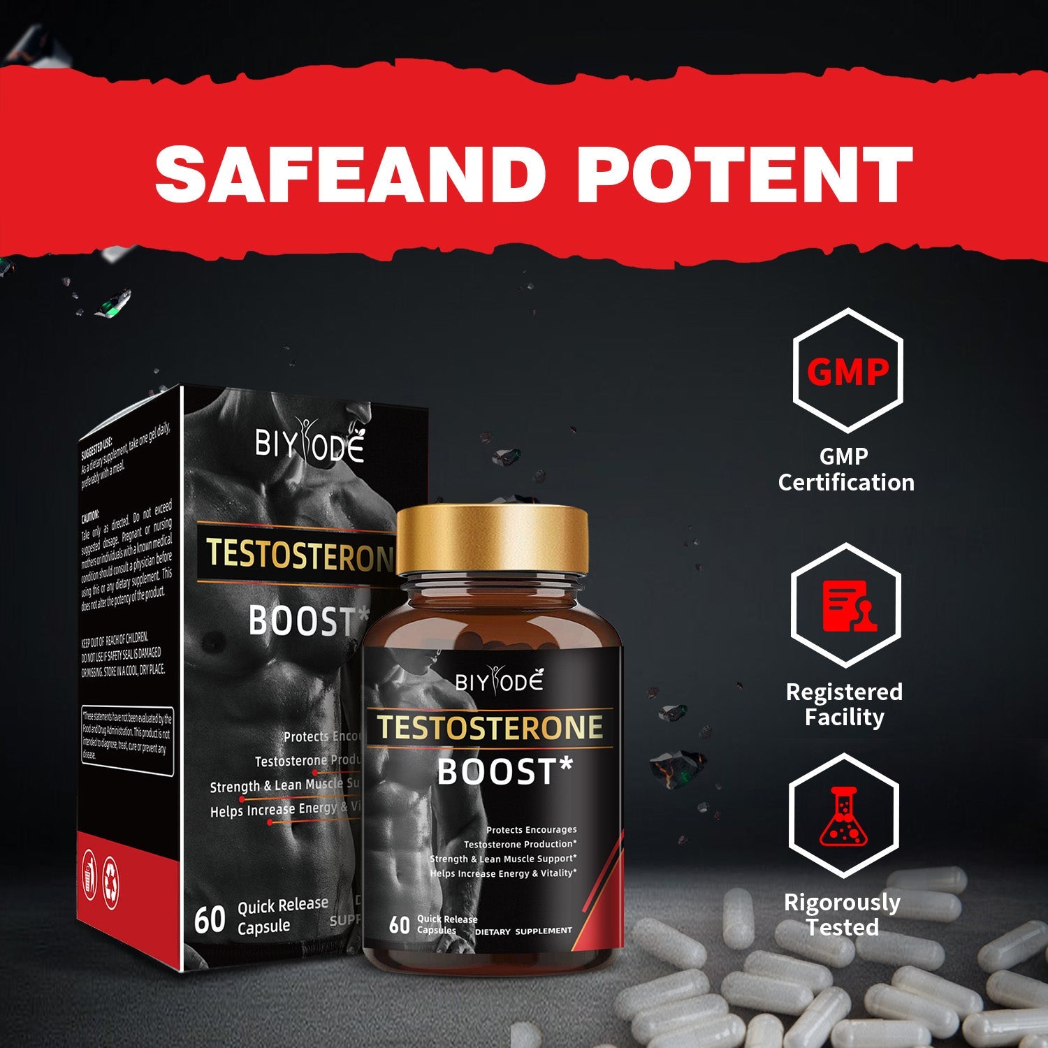 BIYODE Testosterone Boost