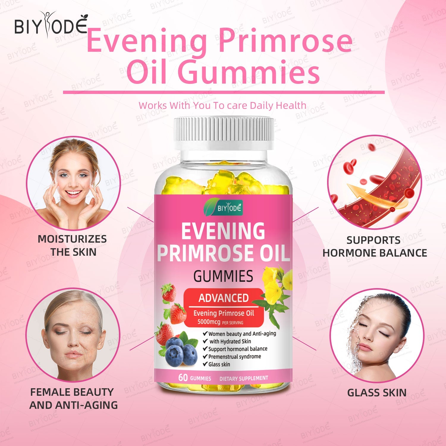 BIYODE Evening Primrose Oil Gummies