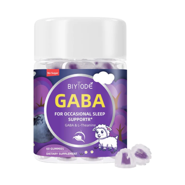 BIYODE Adult Sleep Gummies, Blueberry Flavor, 60 Gummies