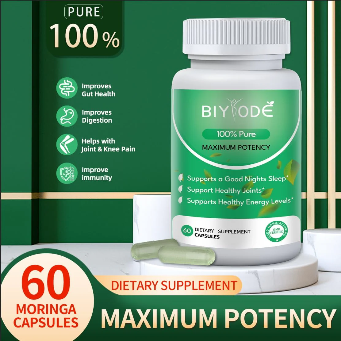 BIYODE Moringa Capsules