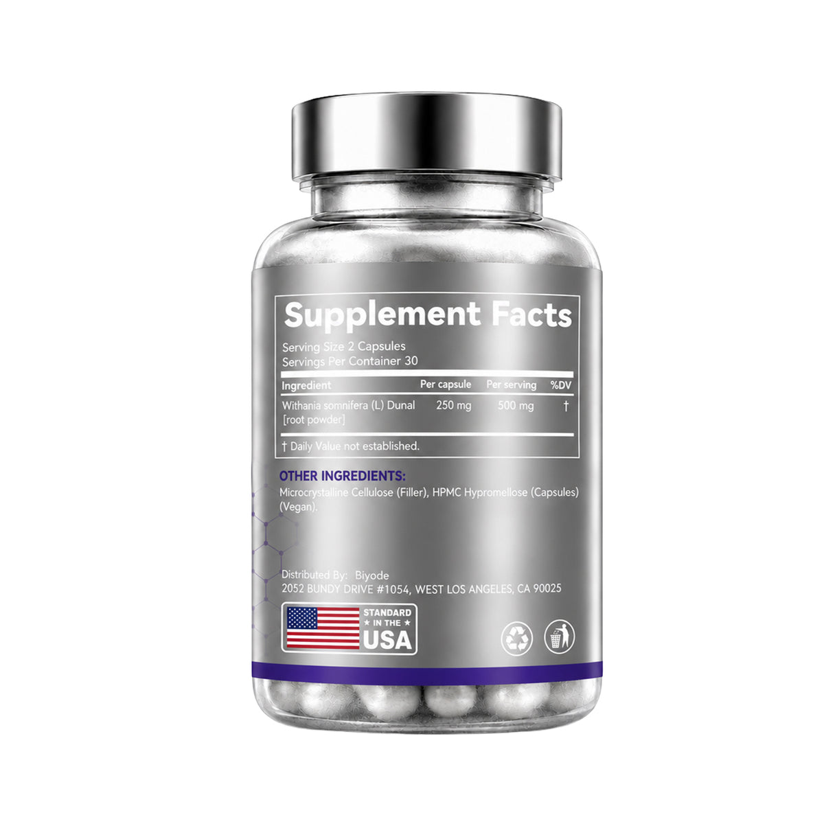 BIYODE Ashwagandha Root Extract