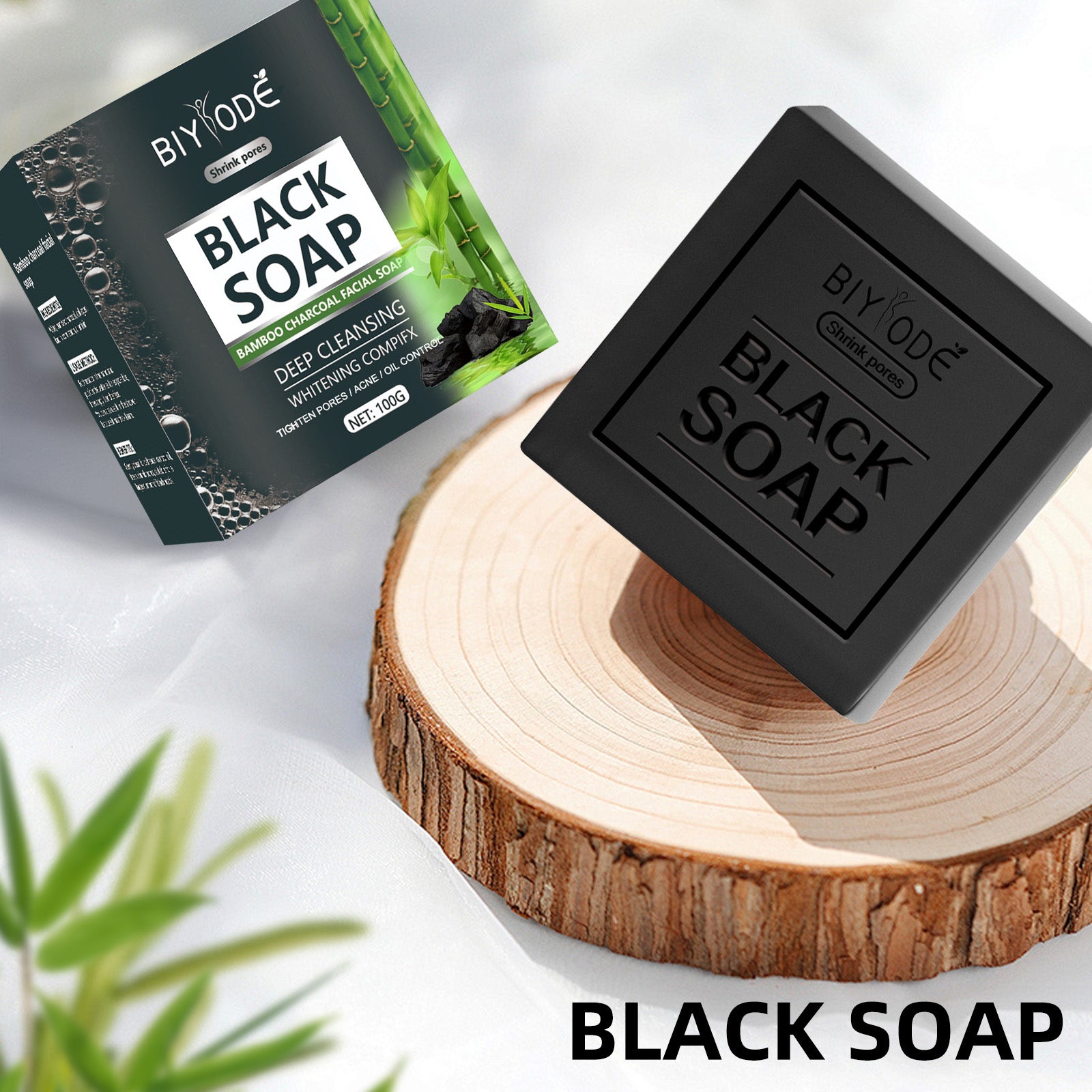BIYODE Bamboo Charcoal Black Soap