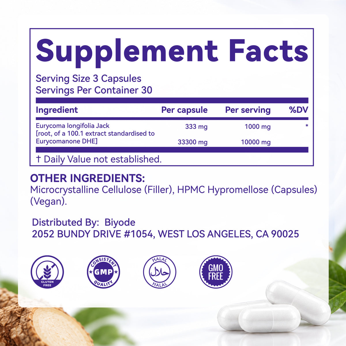 BIYODE Tongkat Ali Extract