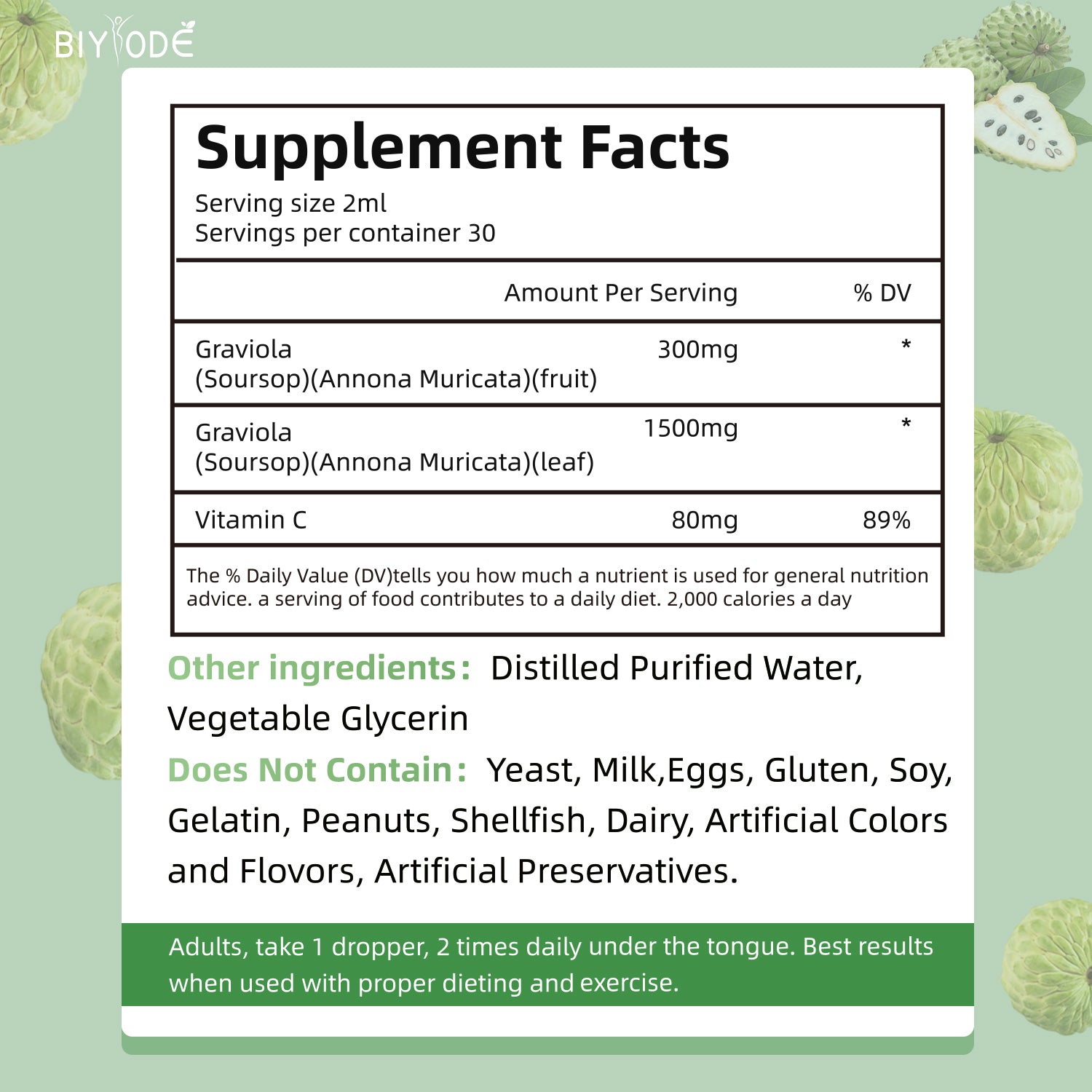BIYODE Soursop Juice