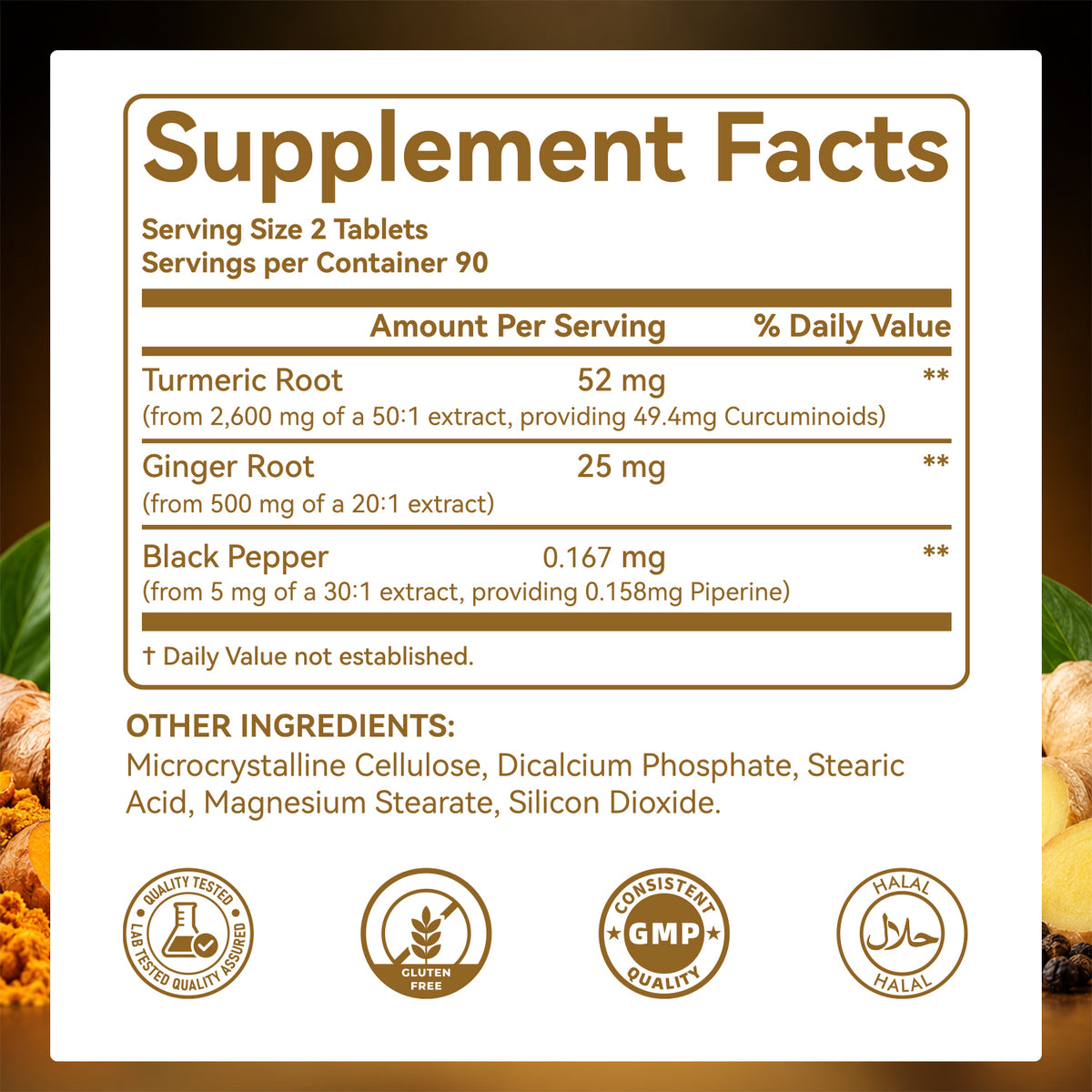 BIYODE High-Potency Turmeric Curcumin &amp; Ginger Complex