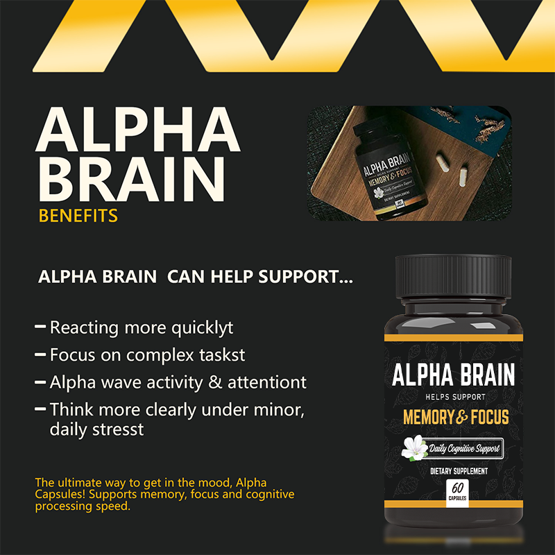 BIYODE ALPHA BRAIN – Memory & Focus Capsules
