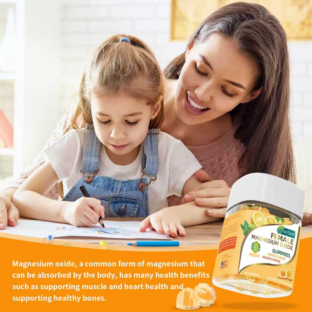 BIYODE Female Magnesium Oxide Gummies: Your Delicious Daily Support