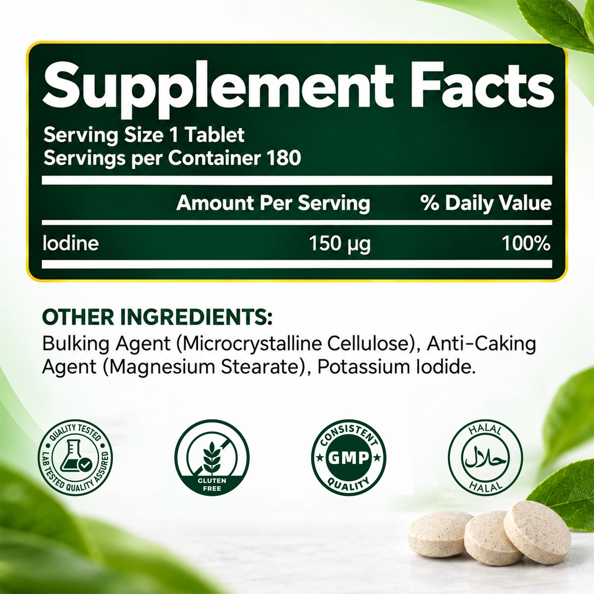 BIYODE Iodine (Potassium Iodide) Tablets