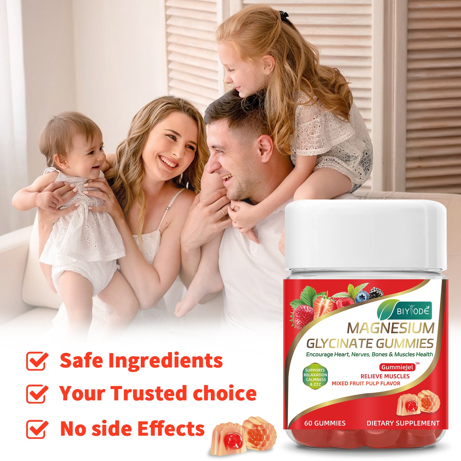 BIYODE Magnesium Glycinate Gummies