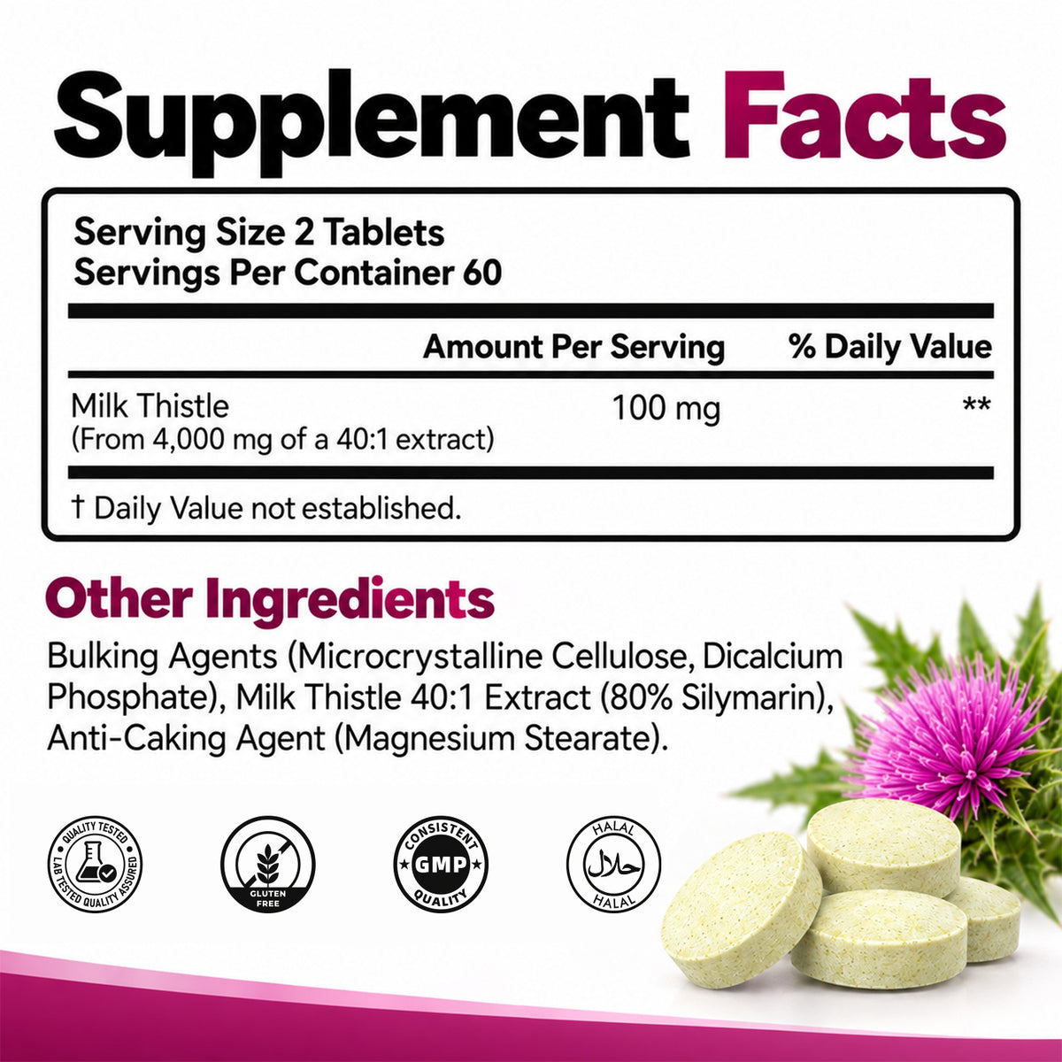BIYODE Milk Thistle Tablets